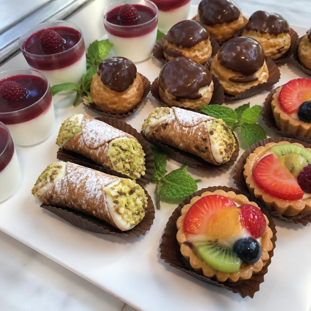 Dessert e frutta fresca per eventi aziendali