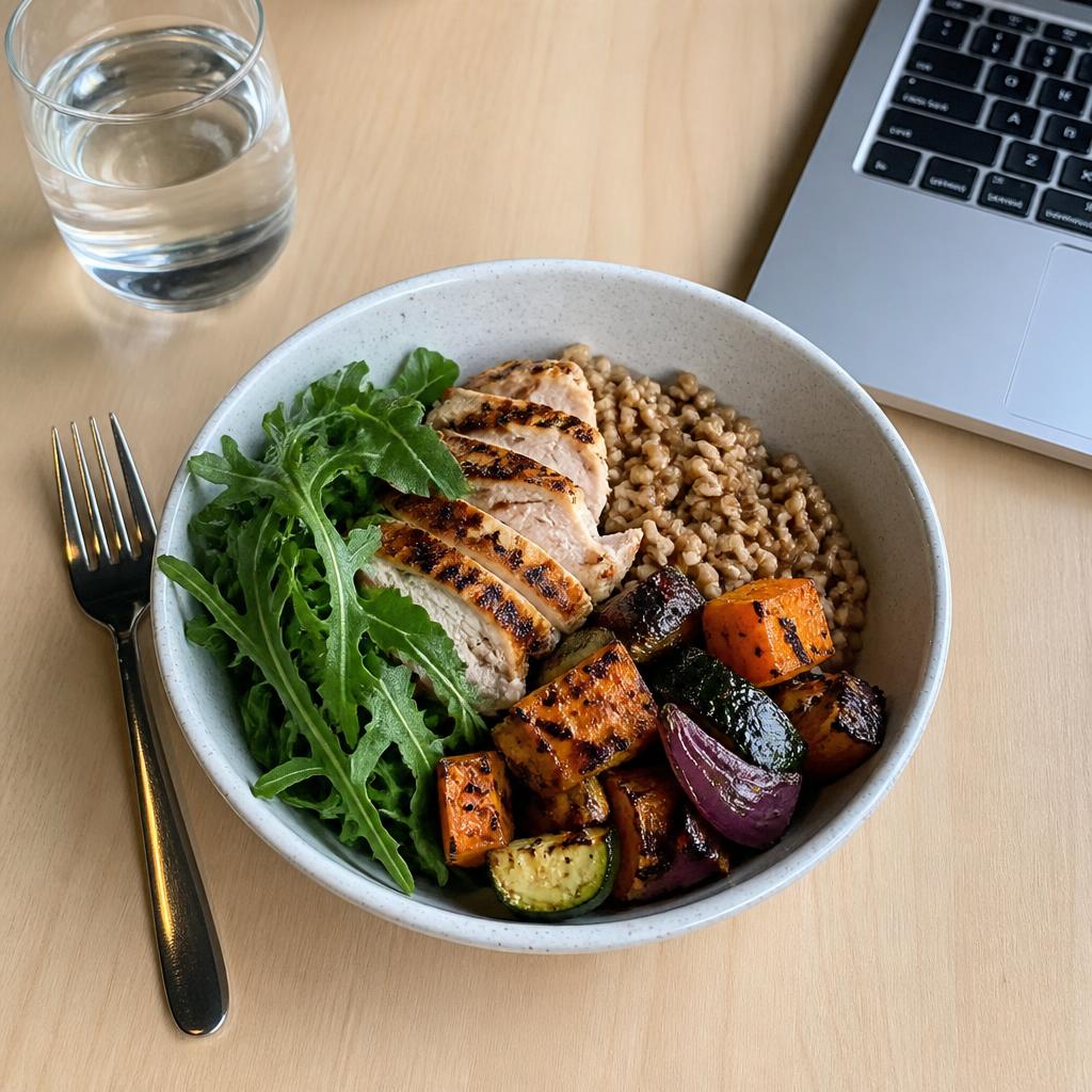 Business lunch aziendale con piatti gourmet leggeri